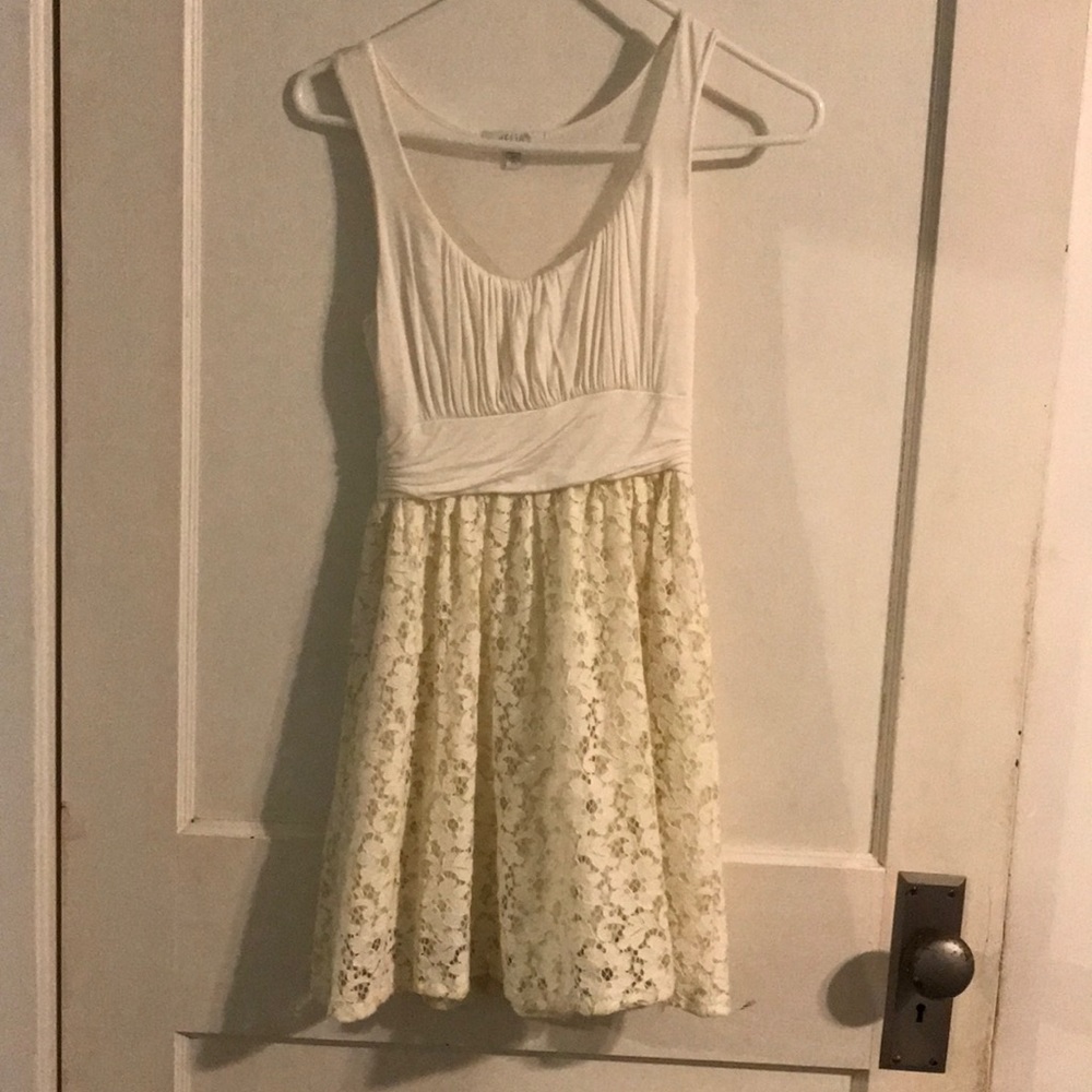 Cream color sundress